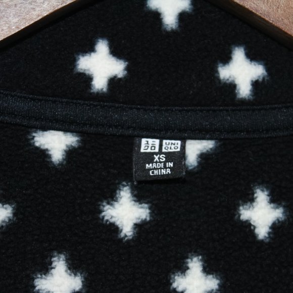 UNIQLO Printed Fleece Full-Zip Jacket XS - Picture 4 of 4